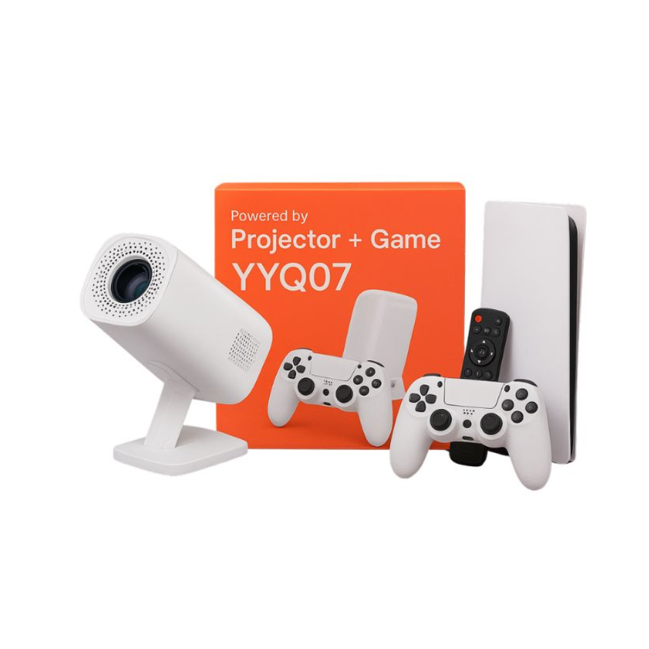 Proyector Inteligente + Consola de Juegos YYQ07 – Todo en Uno